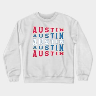 TEXT ART USA AUSTIN Crewneck Sweatshirt